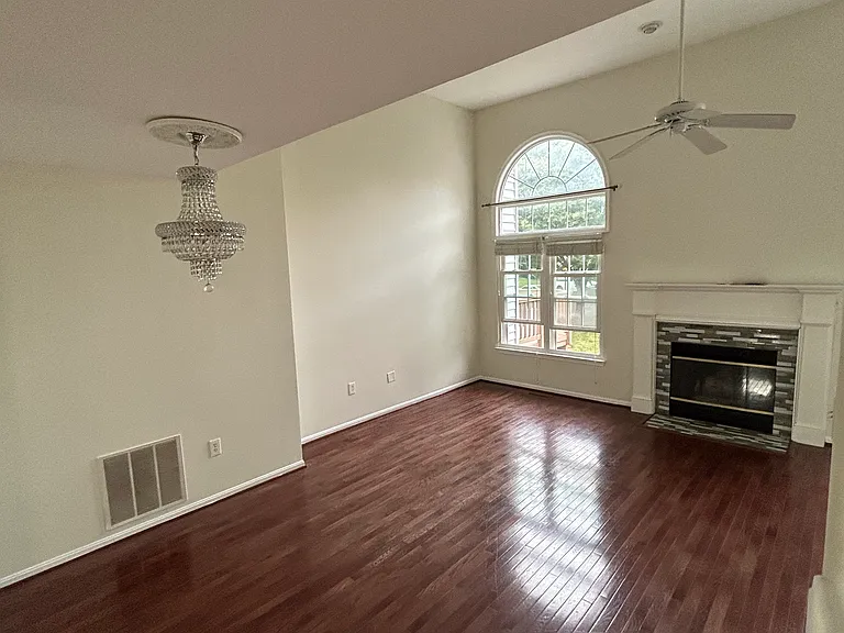 Walking into the dinning room and living room
