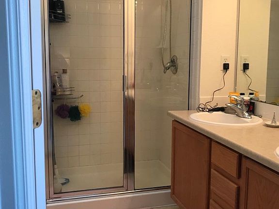 Master bathroom with shower/bath combo