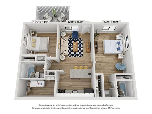 Floor plan B2 Standard