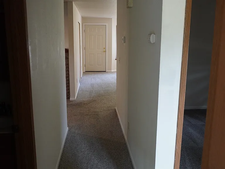 Hallway looking towards livings space