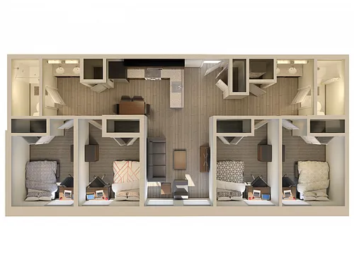 Floor plan 4X2