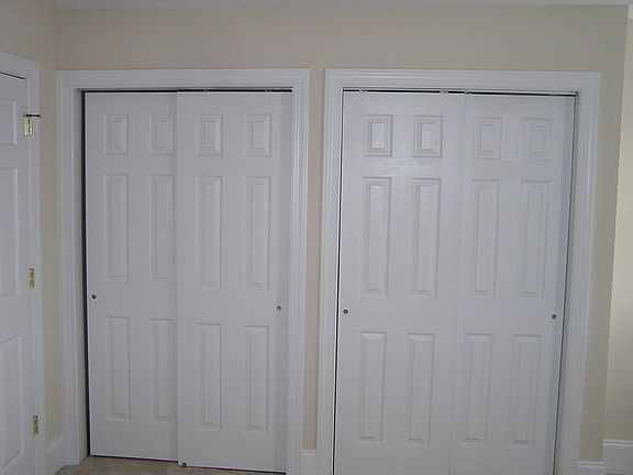 Primary bedroom closets