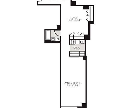 2nd image of 45 Wall St APT 1410
