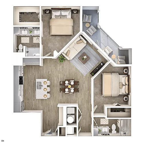 Floor plan B4