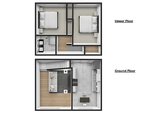 Floor plan Layout 1 - Townhome