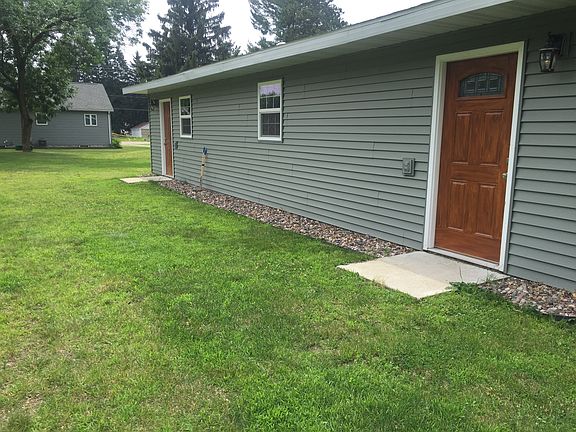 Side of detached garage