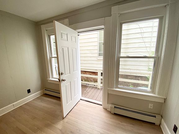 Side door to private deck