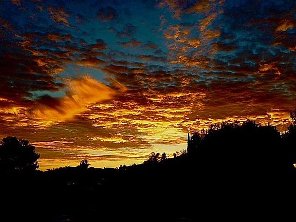 Sunrise view front balcony