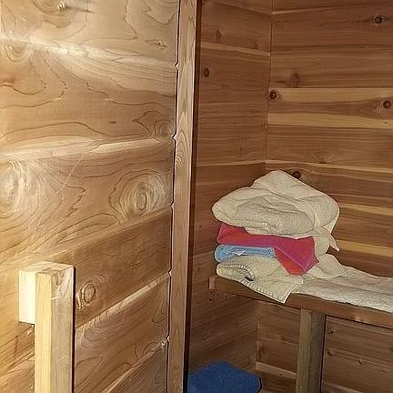 custom built sauna