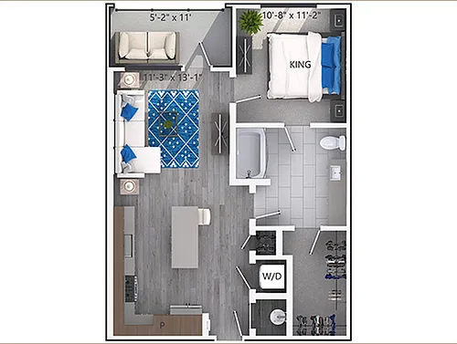 Floor plan A3a