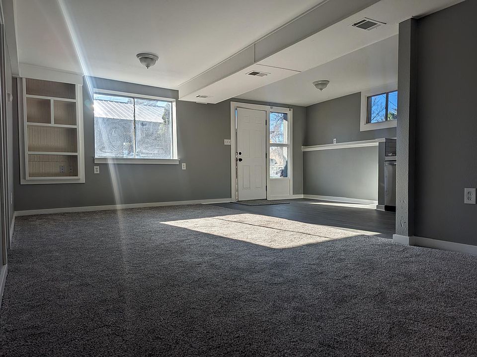 Living room off kitchen