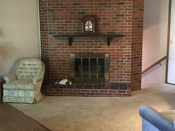 Two wood burning fireplaces