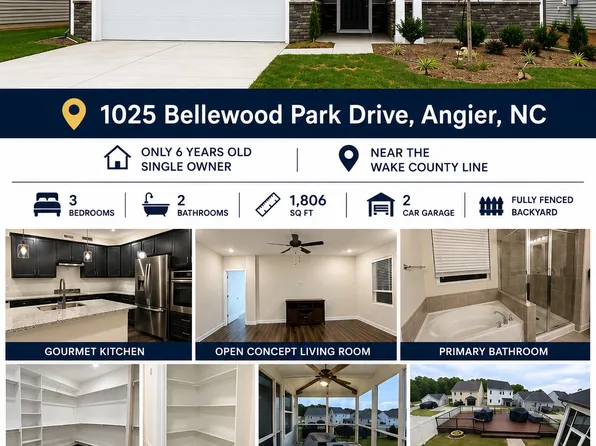 1025 Bellewood Park Dr, Angier, NC 27501