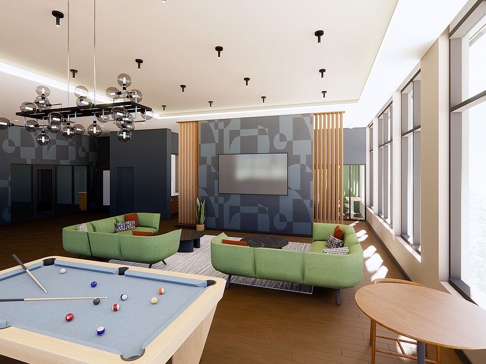 NOVA Club Room with Pool Table
