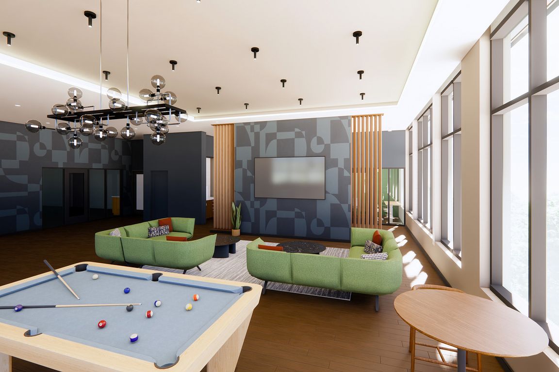 NOVA Club Room with Pool Table