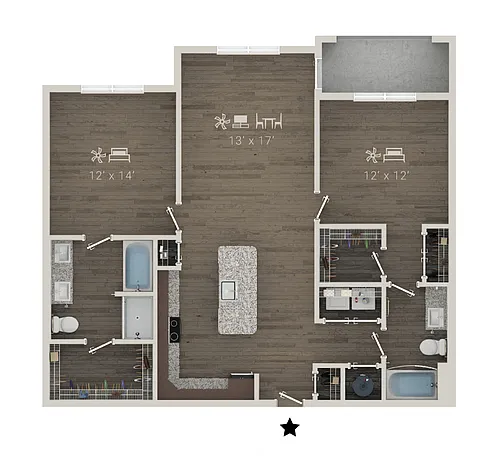 Floor plan B11