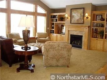 Great room overlooking your private, heavily wooded lot!
