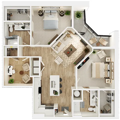Floor plan B8