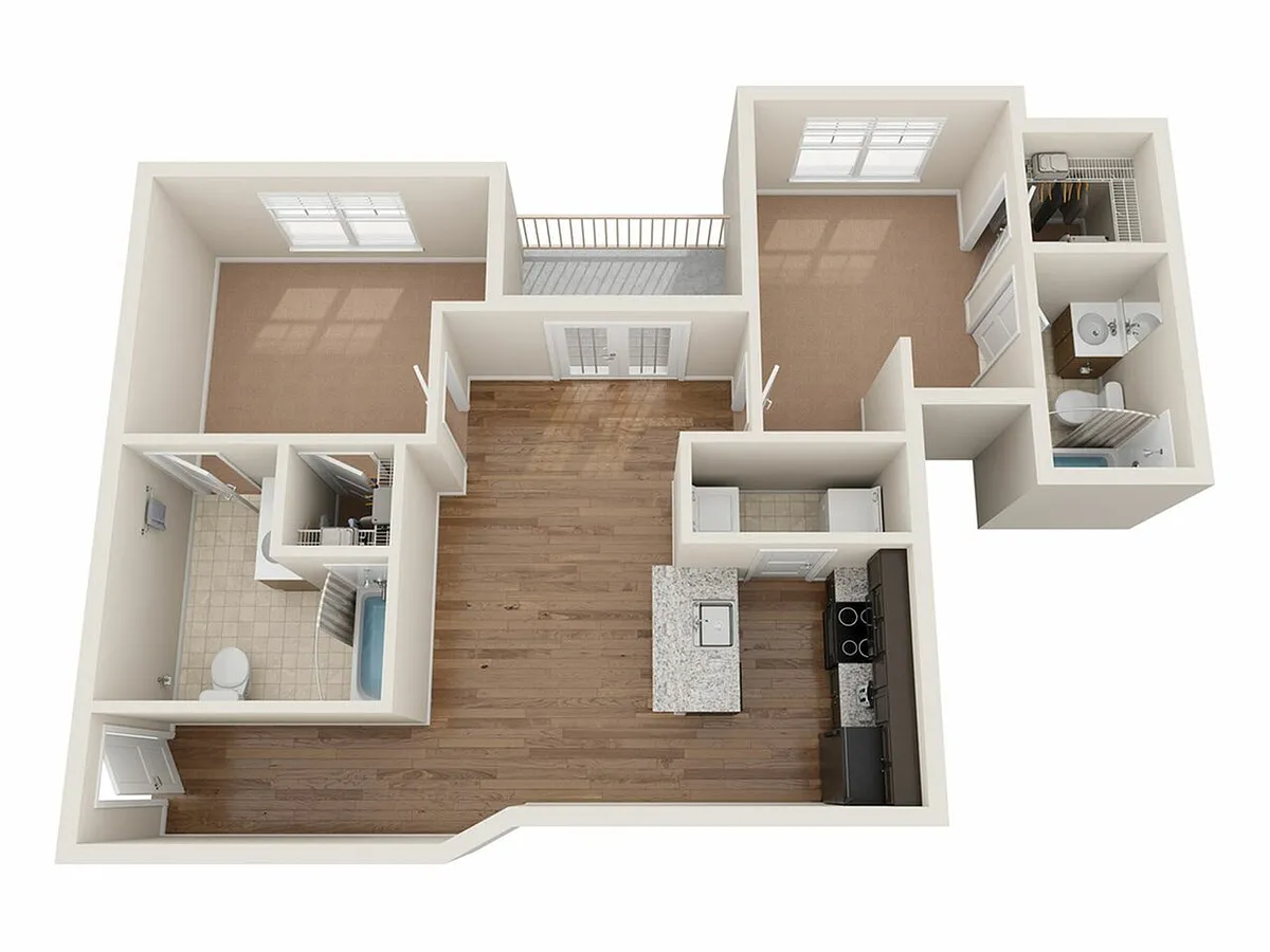 Floor plan B1UF Floor Plan