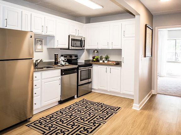 Modern stainless-steel appliances