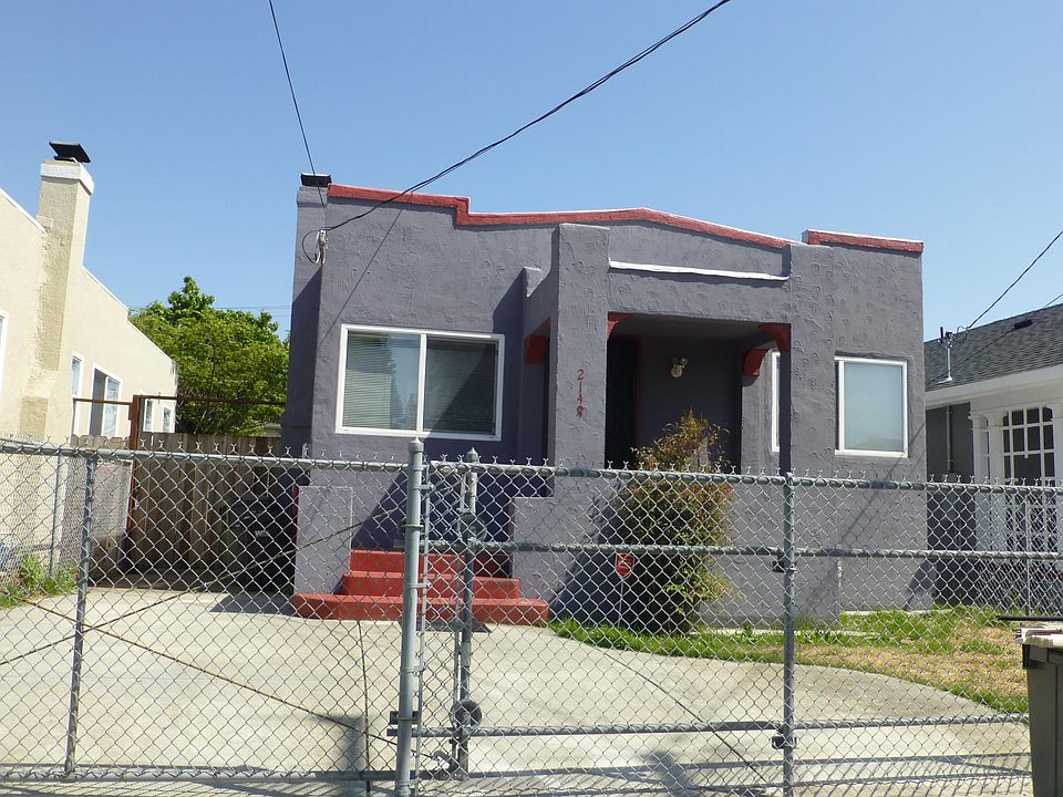 2148 66th Avenue, Oakland, California with gated front view.