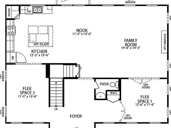 Elevation A - 1st Floor
