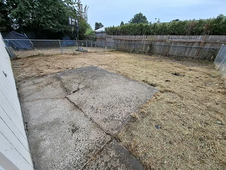 Fenced Back Yard