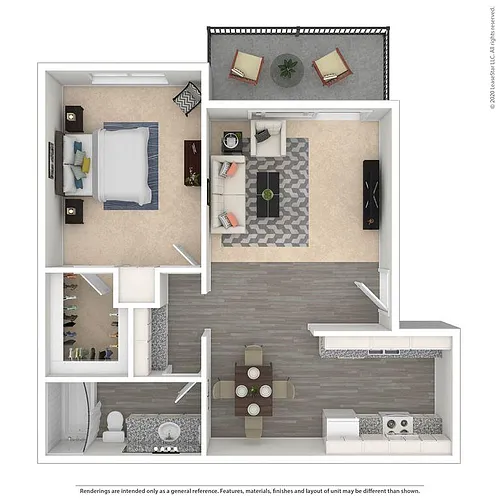 Floor plan 1 Bedroom