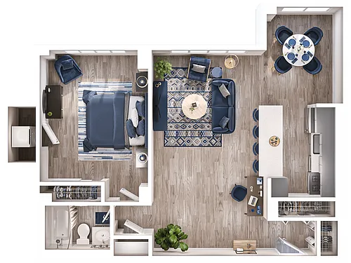 Floor plan A1D