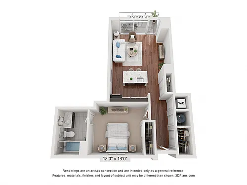 Floor plan 1C