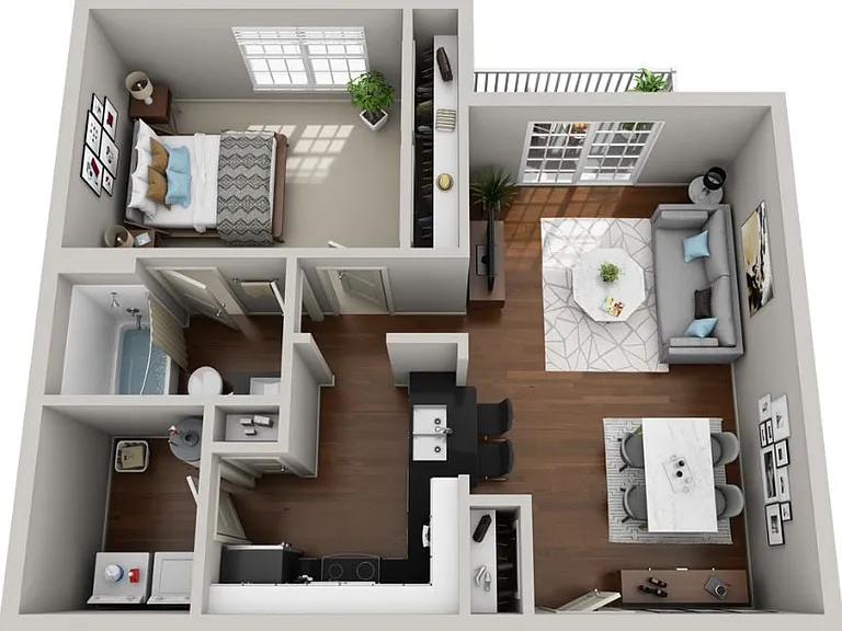 A7 - 1 Bed _ 1 Bath A7 - 1 Bed _ 1 Bath