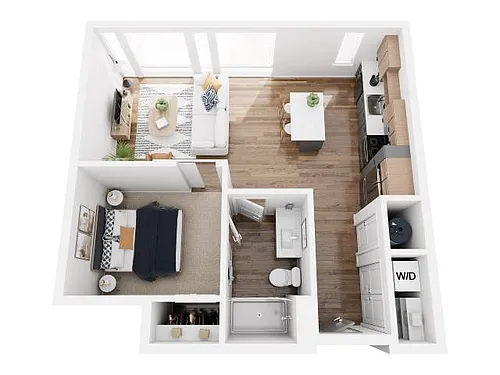 Floor plan 1B12