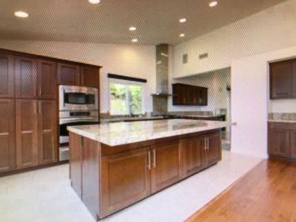 Huge Kitchen Center Island with granite counter top