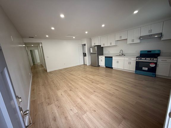 Living room and kitchen
