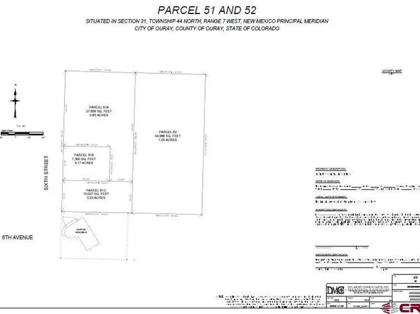 TBD 6th  (Lots 51A,B and 52) Street, Ouray, CO 81427