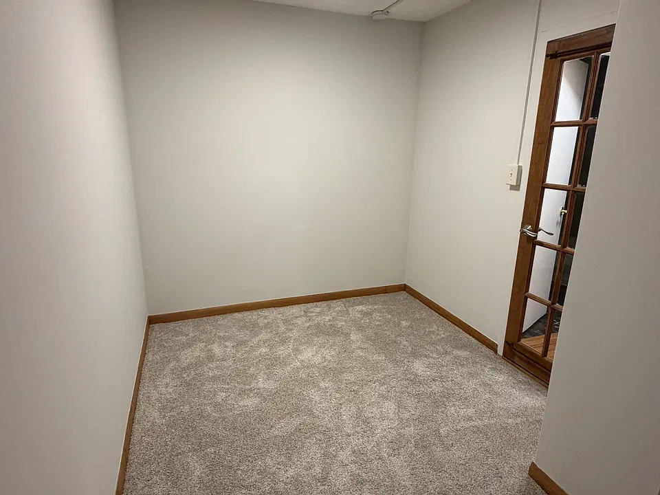 Second room can be used as a home office or a second bedroom. This room has a closet as well.