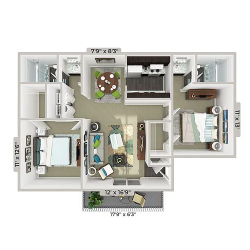 Floor plan B - Granger