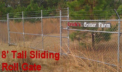 8' Tall w/ 2 Gates,..