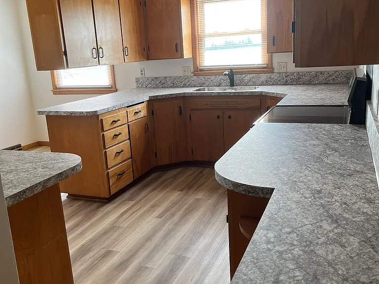 New kitchen sink and countertops