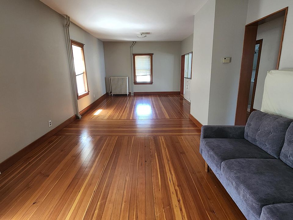 Living room and dining room