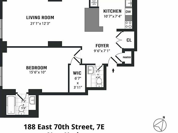 2nd image of 188 E 70th St APT 7E