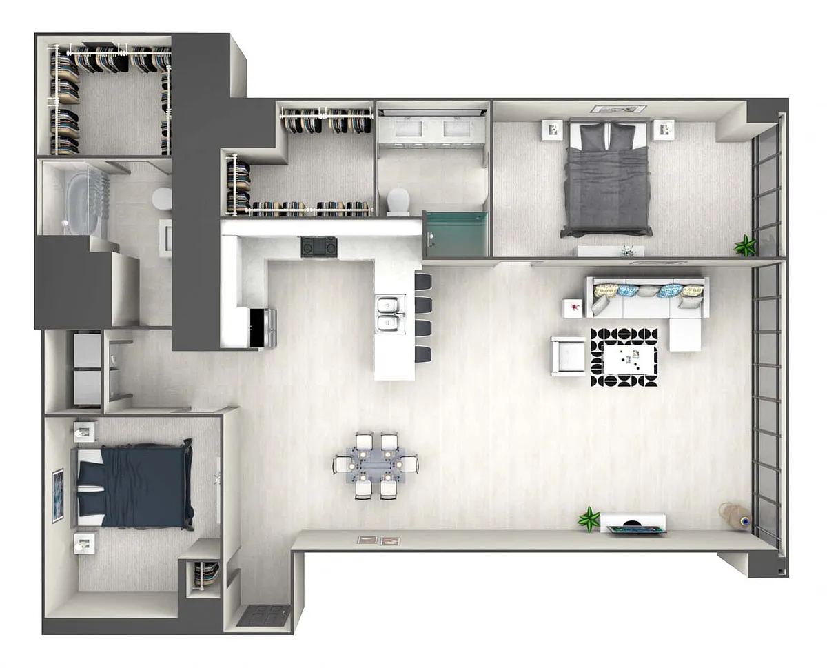 Floor plan B2c