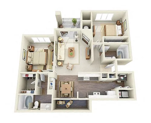 Floor plan Gauguin