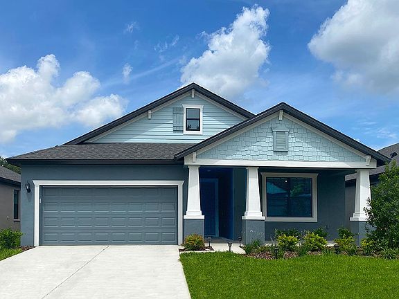 Sweetwater Craftsman style new home front exterior new colors 2021 William Ryan Homes Tampa