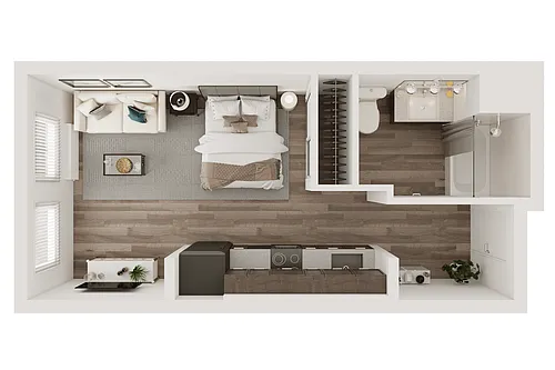 Floor plan Studio