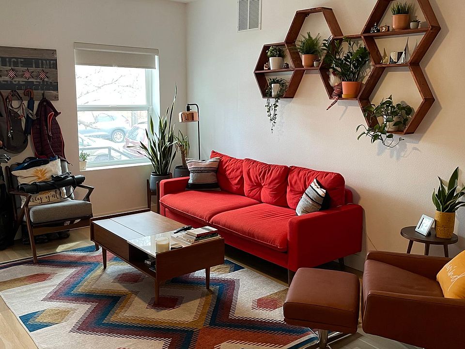 Living Room with South East windows creating great natural light.