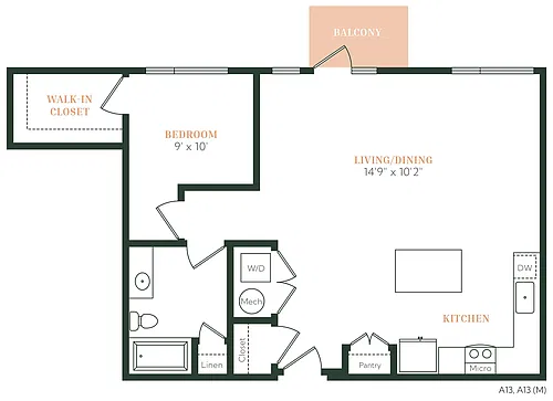 Floor plan A1R
