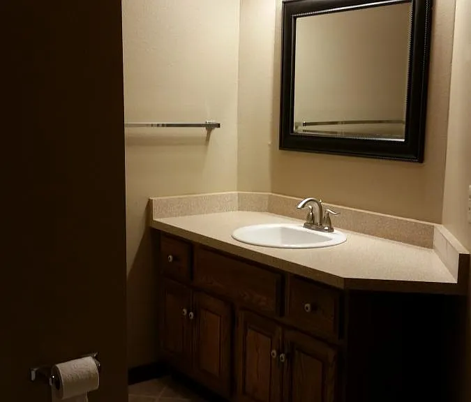 master bath with step-in shower