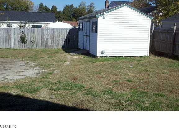 Exterior view with shed