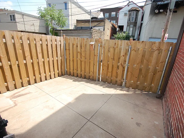 Rear patio